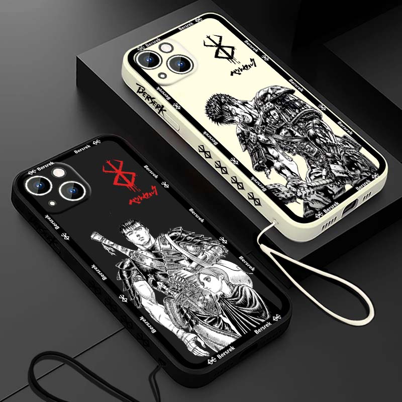 Mini Pc Case - جراب هاتف سائل بتصميم أنمي ياباني