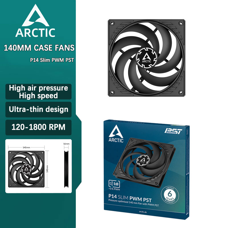 Case Fan Controller - مروحة تبريد ARCTIC P14 Slim PWM