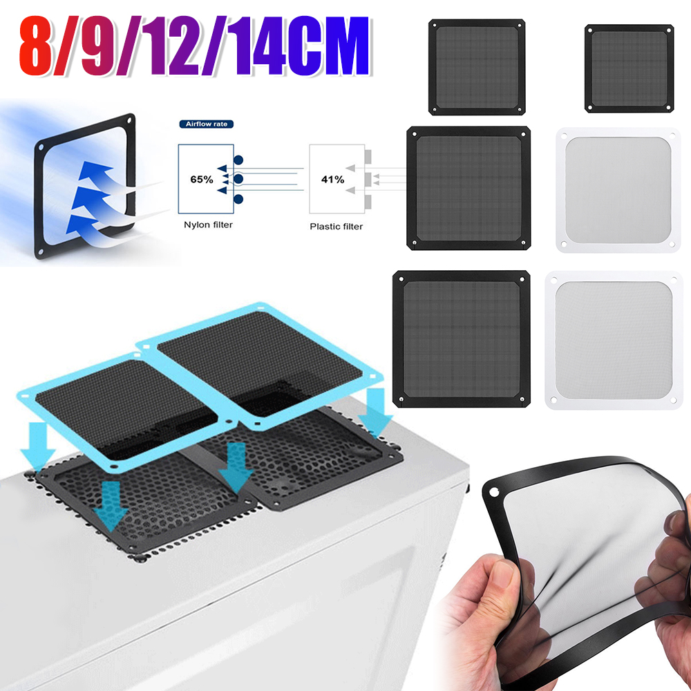 Dust Filter Pc - 1/2X 8/9/12/14 سنتيمتر الإطار المغناطيسي مرشح