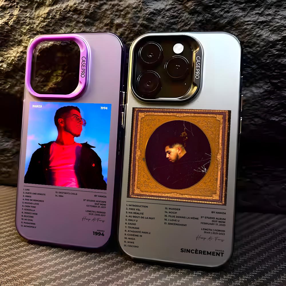 Matte Pc Case - غطاء هاتف مغني الراب H-Hamza لآيفون
