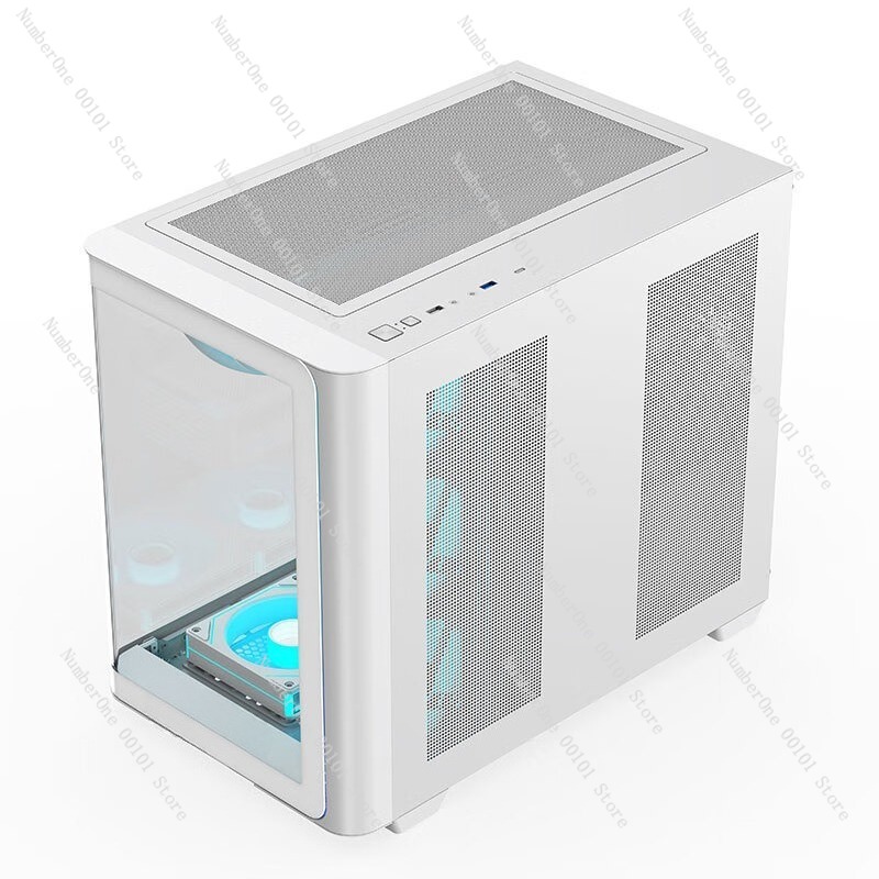 Atx Case - هيكل كمبيوتر مكتبي منحني بانورامي مع