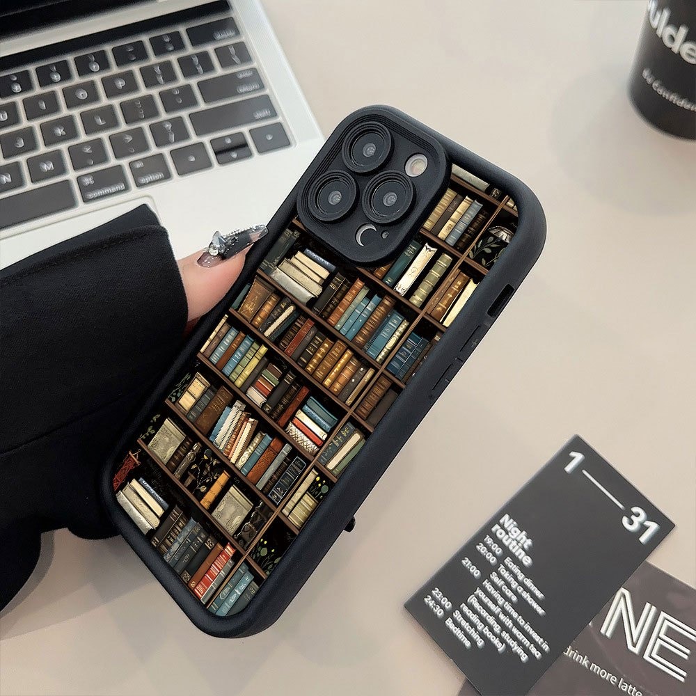 غطاء هاتف بتصميم رف كتب إبداعي - مراجعة Computer Case وسعره