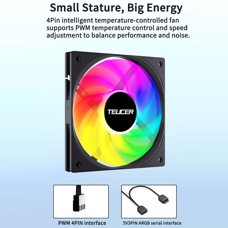 Teucer 120 مللي متر PC مروحة F - مراجعة Pc Chassis وسعره