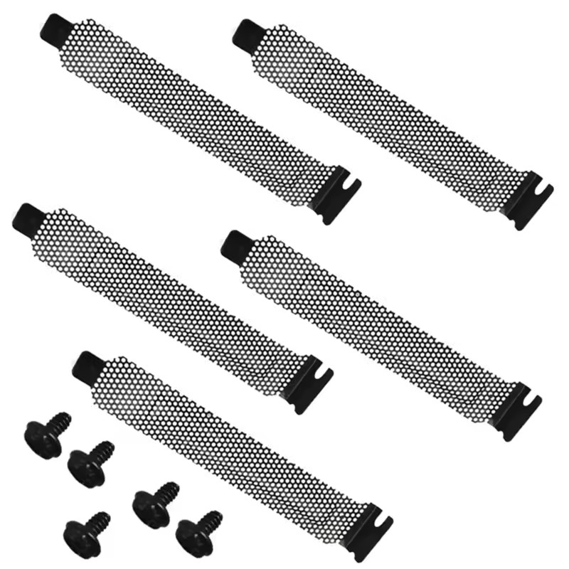 5 قطعة غطاء فتحة PCI مرشح تقطي - مراجعة Dust Filter Pc وسعره