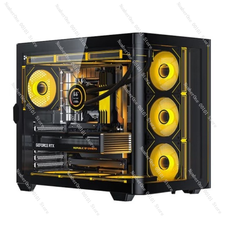 هيكل كمبيوتر مكتبي منحني بانور - مراجعة Atx Case وسعره