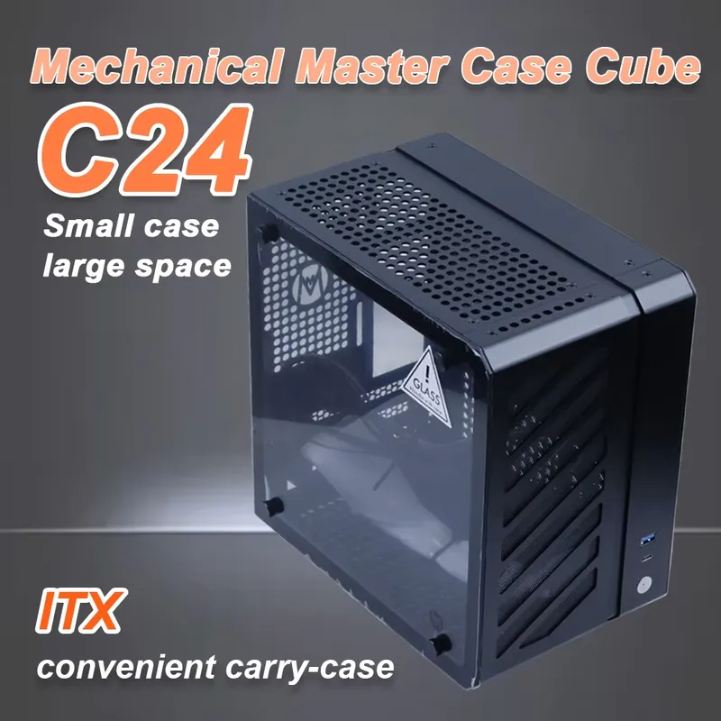 علبة كمبيوتر محمولة صغيرة C24  - مراجعة Pc Chassis وسعره