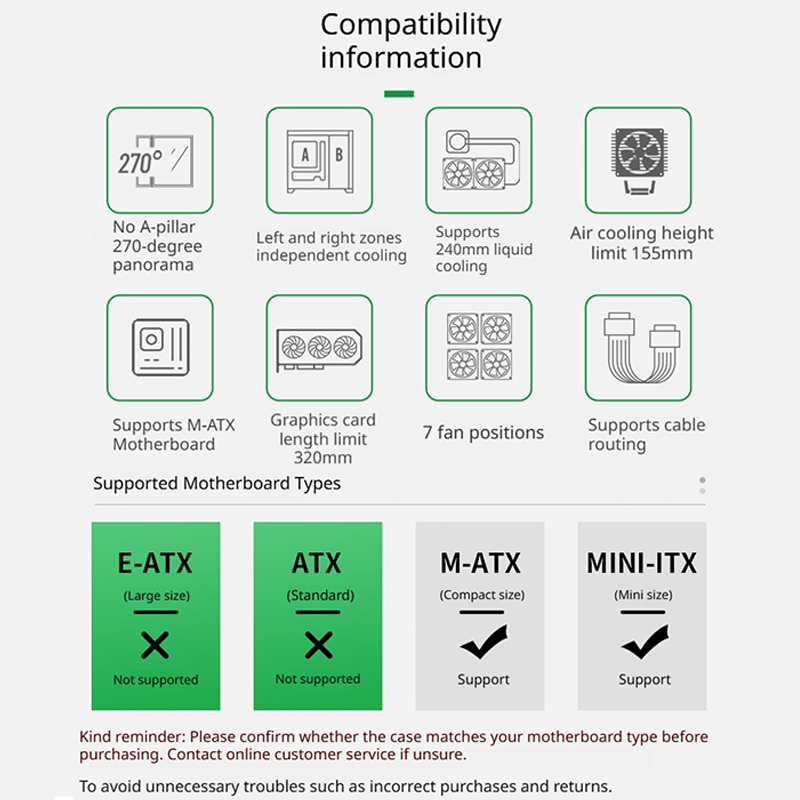 علبة كمبيوتر G-PARTNERS Xinrui - مراجعة Atx Case وسعره
