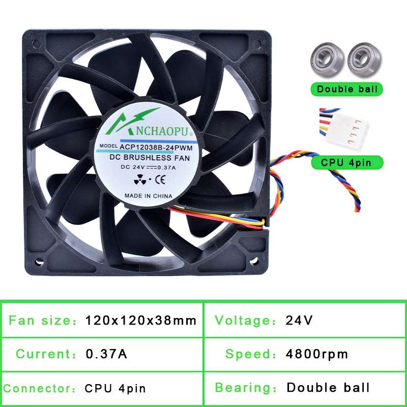 مروحة تبريد ACP12038B-24PWM مق - مراجعة Case Fan Controller وسعره