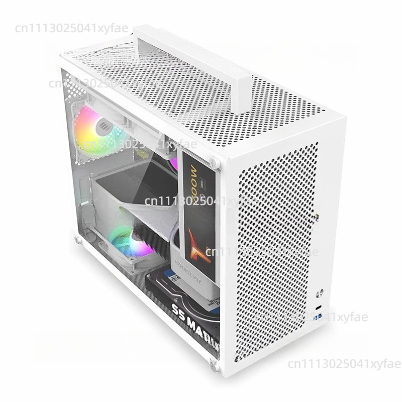 علبة كمبيوتر بيضاء S5MAX، هيكل - مراجعة Pc Chassis وسعره