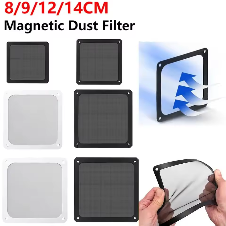 فلتر غبار مغناطيسي لشبكة تبريد - مراجعة Dust Filter Pc وسعره