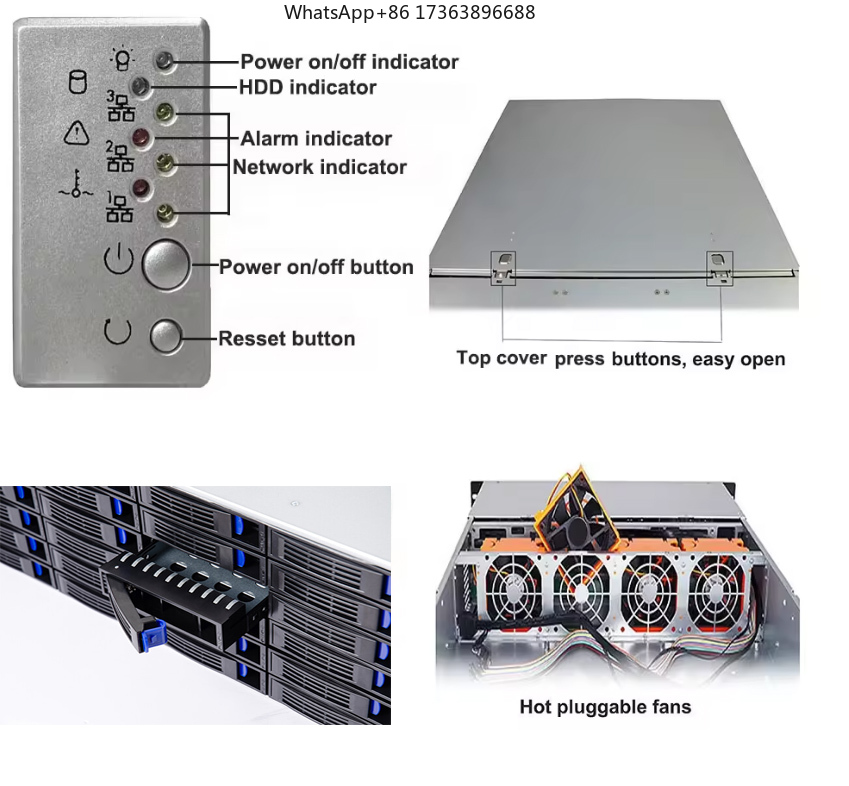 علبة خادم 4U قابلة للتركيب على - مراجعة Case Fans وسعره