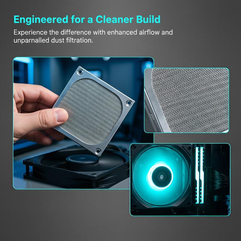 غطاء حماية من الغبار لمروحة تب - مراجعة Dust Filter Pc وسعره